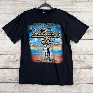 The Beach Boy's 2012 50 Tour Concert T-Shirt Adult Medium Black